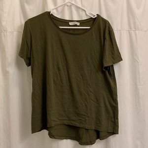 Zara organic cotton flowy tee